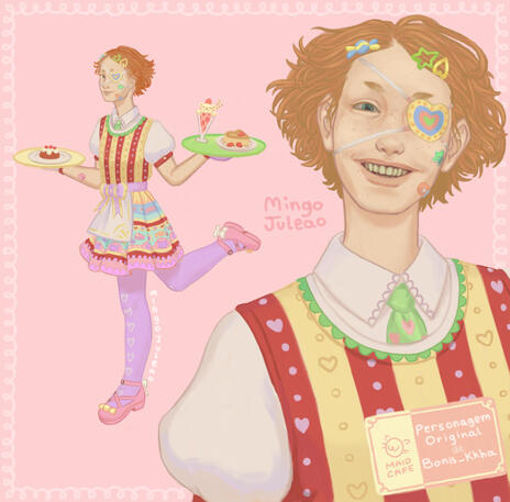 OC de um amigo meu (@Bonis_kkha no twitter!)