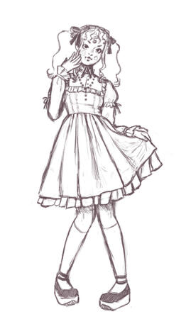 Rascunho lolita fashion